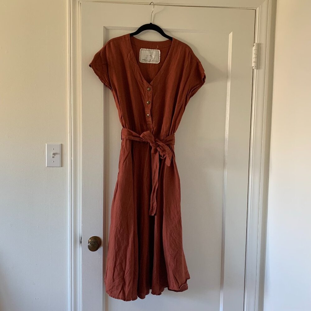 notPERFECTLINEN Sydney Snap Front Dress